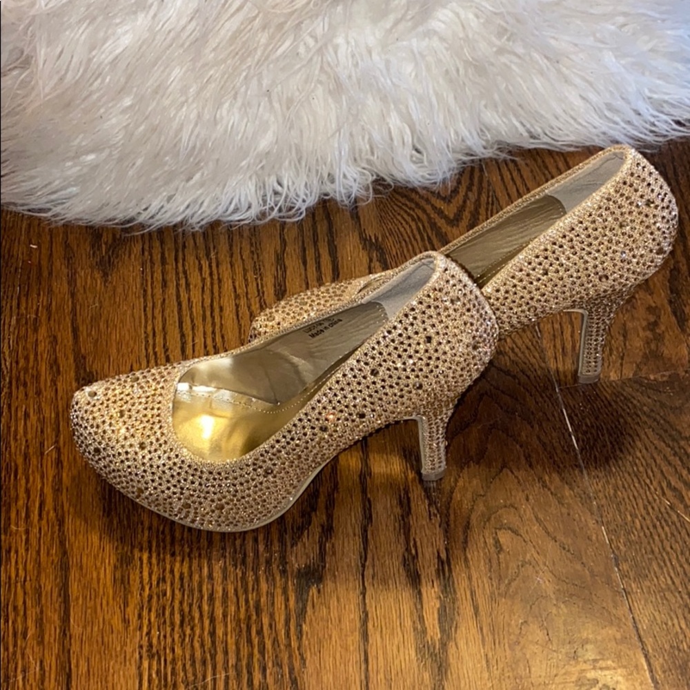 Gold heels